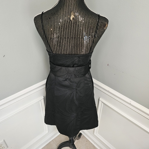 Milly New York size 4 bow brocade wrap cocktail dress - Picture 4 of 16